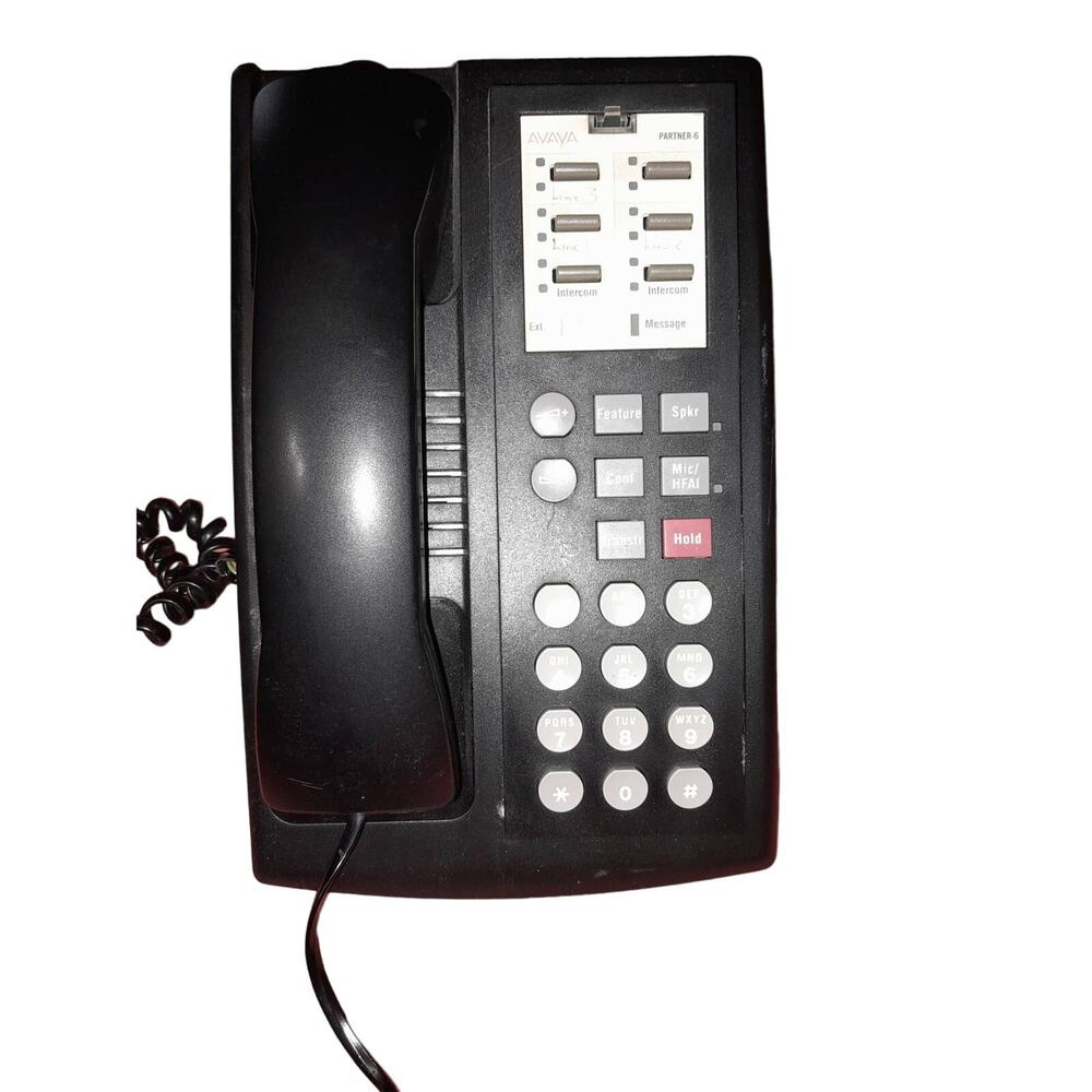 Avaya Partner 6 Black Business Phone 538E